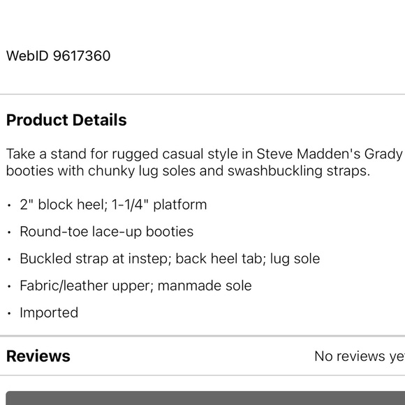 Steve Madden Grady Black Combst Moto Boot NEW - Picture 8 of 8